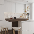 Pure white kitchen cabinet